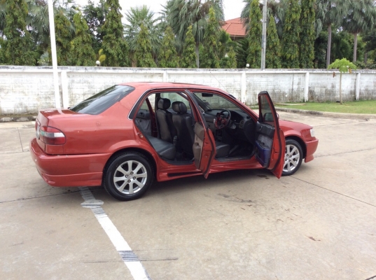 ขายรถ โตโยต้า ไฮทอร์ค ปี2000 เครื่อง 1.5 เกียร์ธรรดา แก๊สLPG เพาเวอร์ ไฟฟ้าทั้งคัน เบาะหนัง แอร์เย็นฉ่ำ วิทยุCD แม็ก15&quot; ยางดี รถขับดี ภาษี60
