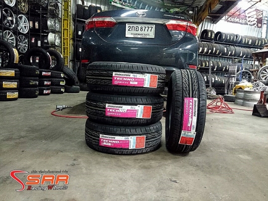 BRIDGESTONE TECHNO SPORTS 205/55R16 เส้นละ 3,500 บาท