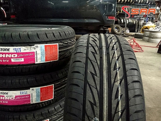 BRIDGESTONE TECHNO SPORTS 205/55R16 เส้นละ 3,500 บาท BRIDGESTONE TECHNO SPORTS 205/55R16 เส้นละ 3,500 บาท