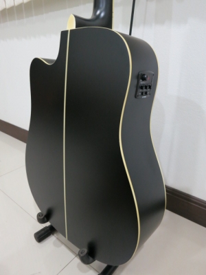 กีต้าร์โปร่งไฟฟ้า Century รุ่น CEN888C-EQ สีดำด้าน ของใหม่ EQ อย่างดี