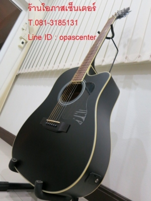 กีต้าร์โปร่งไฟฟ้า Century รุ่น CEN888C-EQ สีดำด้าน ของใหม่ EQ อย่างดี