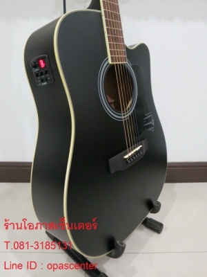 กีต้าร์โปร่งไฟฟ้า Century รุ่น CEN888C-EQ สีดำด้าน ของใหม่ EQ อย่างดี