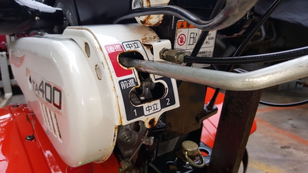 รถพรวนดิน 4 แรง บีบเลี้ยว  ปรับสภาพแล้วพ่นทับด้วยอีพอกซี่ใสพร้อมใช้งาน