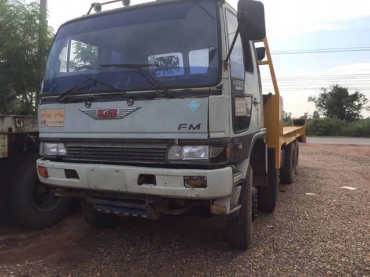 ขาย 835,000 บาท HINO FM3M 12 ล้อ เครื่อง EM100-220 แรง สโลว์กลาง หัวบาง ยางดี คัสชีสวย หางเหล็กไอบีม
