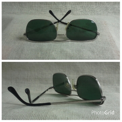 แว่นตาเจแปนิชวินเทจ ยุค '90s โมเดลสุดหล่อ 'สี่เหลี่ยม - นักบิน - คานโค้ง' Vintage SILVER handmade in Japan แว่นตาเจแปนิชวินเทจ ยุค '90s โมเดลสุดหล่อ 'สี่เหลี่ยม - นักบิน - คานโค้ง' Vintage SILVER handmade in Japan