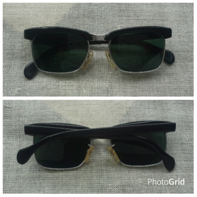 แว่นตาอเมริกันคลับมาสเตอร์ 'ทองขาว - ไวท์โกลด์ฟิลด์' ยุค '60s Vintage LUCKYMAN handmade in USA แว่นตาอเมริกันคลับมาสเตอร์ 'ทองขาว - ไวท์โกลด์ฟิลด์' ยุค '60s Vintage LUCKYMAN handmade in USA