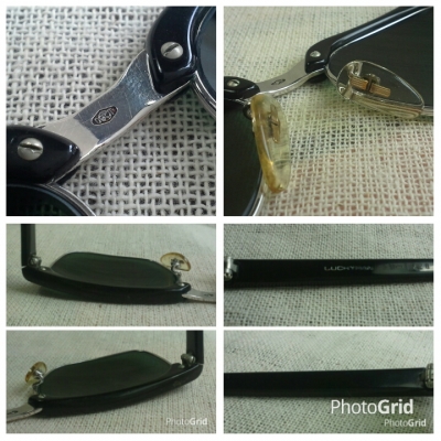 แว่นตาอเมริกันคลับมาสเตอร์ 'ทองขาว - ไวท์โกลด์ฟิลด์' ยุค '60s Vintage LUCKYMAN handmade in USA แว่นตาอเมริกันคลับมาสเตอร์ 'ทองขาว - ไวท์โกลด์ฟิลด์' ยุค '60s Vintage LUCKYMAN handmade in USA
