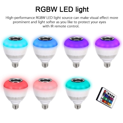 หลอดไฟ LED(E27)+ลำโพง Bluetooth