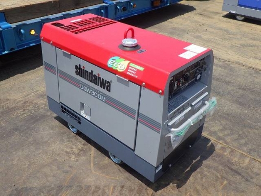 เครื่องปั้นไฟ 10kVA + เครื่องเชื่อมสนาม Shindaiwa รุ่น DGW300M ของใหม่ นำเข้าเองจากญี่ปุ่น เครื่องปั้นไฟ 10kVA + เครื่องเชื่อมสนาม Shindaiwa รุ่น DGW300M ของใหม่ นำเข้าเองจากญี่ปุ่น