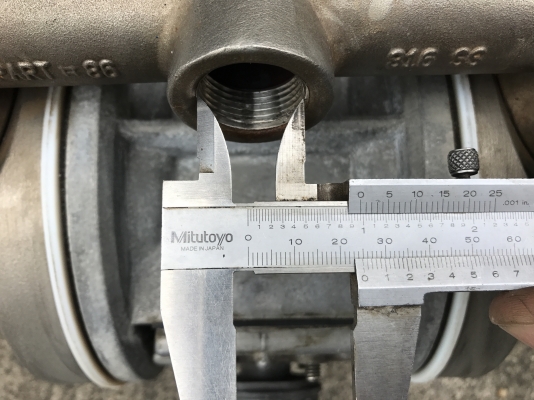 ขายปั้มไดอะแฟรม Wilden pump made in USA โครงสร้างสแตนเลสอย่างหนา ขนาด 1นิ้ว สภาพสวย พร้อมใช้งาน