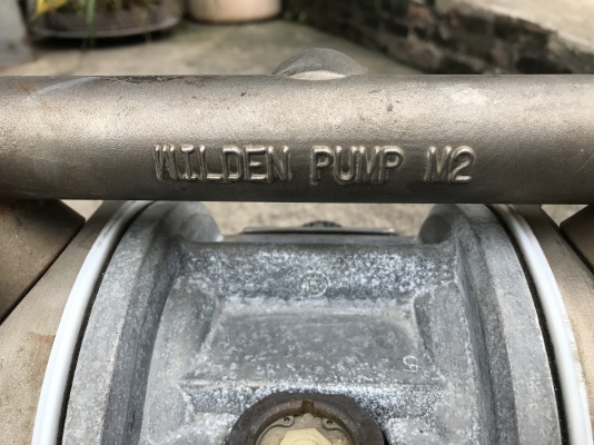 ขายปั้มไดอะแฟรม Wilden pump made in USA โครงสร้างสแตนเลสอย่างหนา ขนาด 1นิ้ว สภาพสวย พร้อมใช้งาน