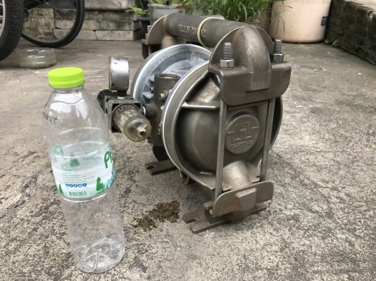 ขายปั้มไดอะแฟรม Wilden pump made in USA โครงสร้างสแตนเลสอย่างหนา ขนาด 1นิ้ว สภาพสวย พร้อมใช้งาน