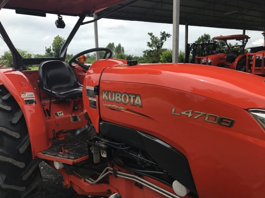ขายรถไถคูโบต้า L4708DT ใช้งาน 762 ชั่วโมง อุปกรณ์ใบดันหน้าและโลเตอร์รีจอบหมุน ราคา 398,000 บาท รถสวย ทุกระบบสมบูรณ์ สนใจโทร 081-9136451 ขอดูรูปเพิ่มเติมได้ทาง line:bow6451 ค่ะ  ราคาพร้อมจัดส่งฟรีค่ะ