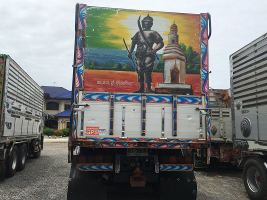 พ่วง 22 ล้อ ISUZU FXZ360 ปี 56 กระบะอลูมิเนียม-ดั้ม อู่ ชัยเจริญ ไมล์ 320,000 กม . ราคา 2.7 ล้านต่อรอง