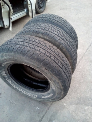 265/70R16  HANKOOK DYNAPRO H/L  made. in.  korea มี 3 เส้น tel.081-427-3941