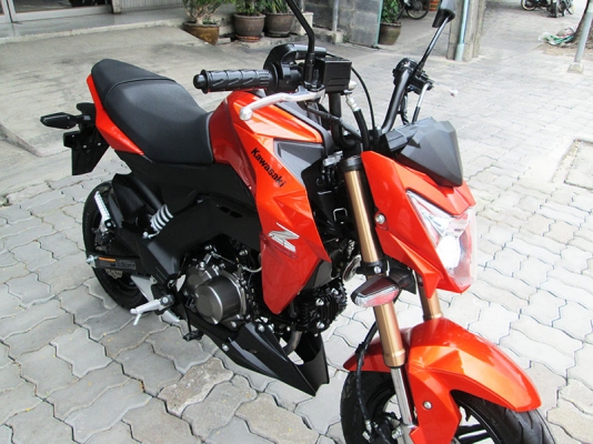 (โอนฟรี) ขาย Kawasaki Z 125 Pro ไมล์แท้ 1619 กม ปี 2017 รถ 2 เดือน สภาพใหม่มากๆ สวยเดิมๆ