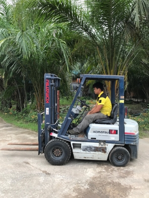 ขายFORKLIFT KOMATSU FG18-15(งาสไลด์)(1.8ตัน) สวยเดิมจากญี่ปุ่น ยังไม่เคยใช้ในไทย 125,000เท่านั้น!!
