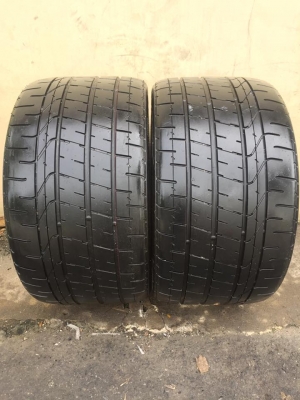 ขายยาง PIRELLI PZERO CORSA (TREADWEAR 60) MADE IN GERMANY 295-30-19 ปี09 ดอกเต็ม เห็นตุ่มหน้ายางลางๆ คู่ละ 2,000 บาท