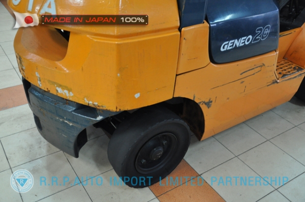 ขายรถโฟล์คลิฟท์มือสอง TOYOTA รุ่น 7FD25-12723 นำเข้าจากประเทศญี่ปุ่น 100\% ไม่เคยใช้งานในไทย