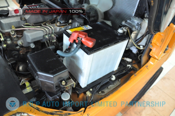 ขายรถโฟล์คลิฟท์มือสอง TOYOTA รุ่น 7FD25-12723 นำเข้าจากประเทศญี่ปุ่น 100\% ไม่เคยใช้งานในไทย