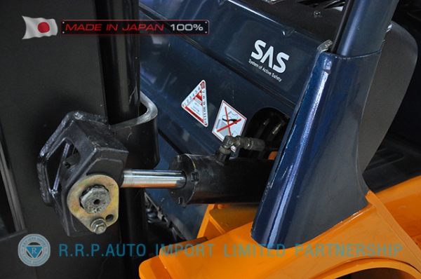 ขายรถโฟล์คลิฟท์มือสอง TOYOTA รุ่น 7FD25-12723 นำเข้าจากประเทศญี่ปุ่น 100\% ไม่เคยใช้งานในไทย