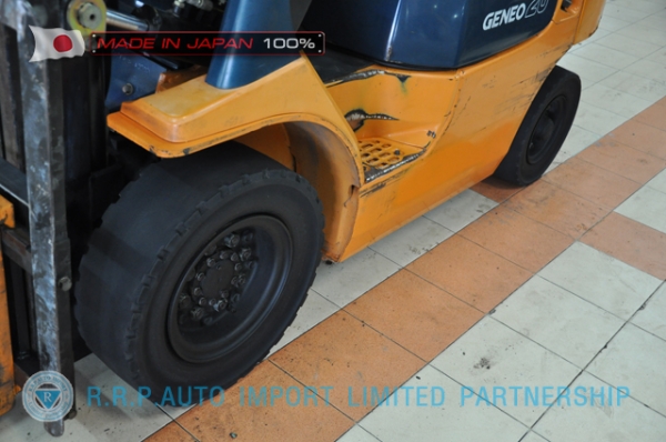 ขายรถโฟล์คลิฟท์มือสอง TOYOTA รุ่น 7FD25-12723 นำเข้าจากประเทศญี่ปุ่น 100\% ไม่เคยใช้งานในไทย