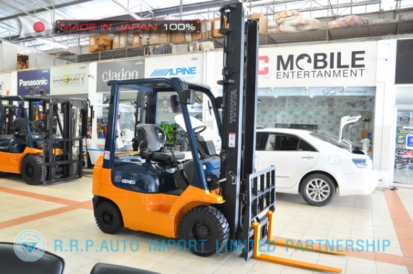 ขายรถโฟล์คลิฟท์มือสอง TOYOTA รุ่น 7FD15-14350 นำเข้าจากประเทศญี่ปุ่น 100\% ไม่เคยใช้งานในไทย ขายรถโฟล์คลิฟท์มือสอง TOYOTA รุ่น 7FD15-14350 นำเข้าจากประเทศญี่ปุ่น 100\% ไม่เคยใช้งานในไทย