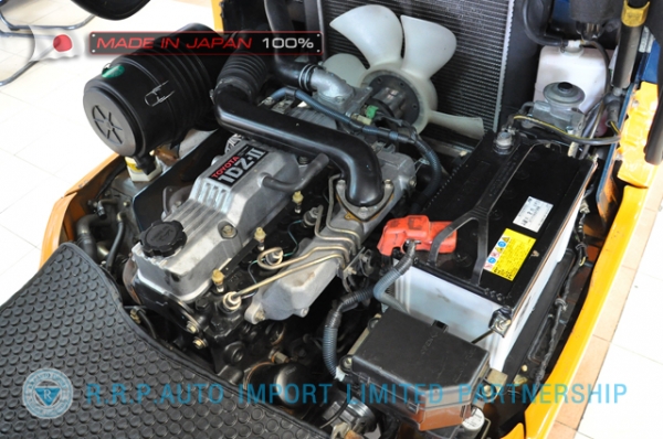 ขายรถโฟล์คลิฟท์มือสอง TOYOTA รุ่น 7FD15-14350 นำเข้าจากประเทศญี่ปุ่น 100\% ไม่เคยใช้งานในไทย