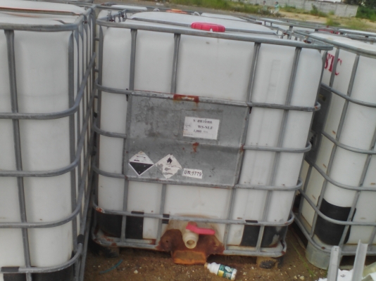 ถัง IBC ขนาด 1000 ลิตรมือสอง 1,600 บาท