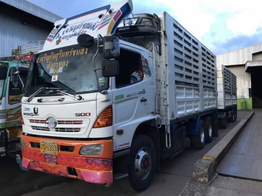 ขายด่วน แม่ลูกพ่วง HINO MEGA 344 แม่ลูกไม่ดั้ม ปี54 สภาพพร้อมใช้งาน เครื่อง เกียร์ดี คัชชีสวย ยางพร้