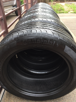 ยาง Continental 245 50 18 สิ้นปี16 มี2ชุด ดอกเต็ม ไม่มีปะ เนื้อนิ่มๆ ใช้ยาว ราคาไม่แพง