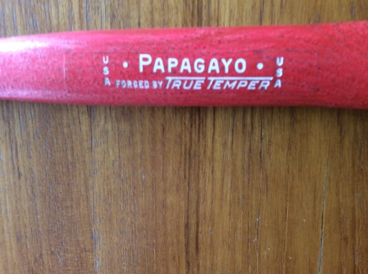 ขายค้อนPAPAGAYO TRUETEMPER 16OZ.ใหม่เก่าเก็บหลายสิบปี