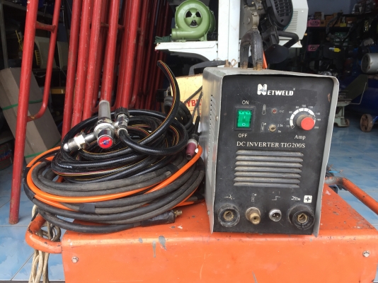 ขายตู้เชื่อมอาร์กอน netweld tig200s มือสอง พร้อมใช้งานครับ