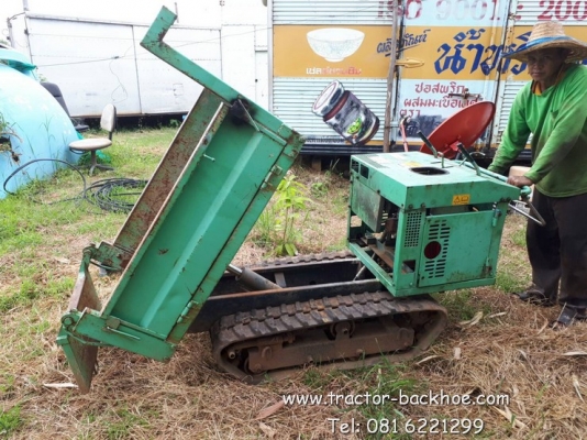 ขาย รถบรรทุก ดั้มเปอร์ ตะขาบ แทร็กยาง ยกดั้มได้ เครื่อง HONDA เบนชิน พร้อมใช้