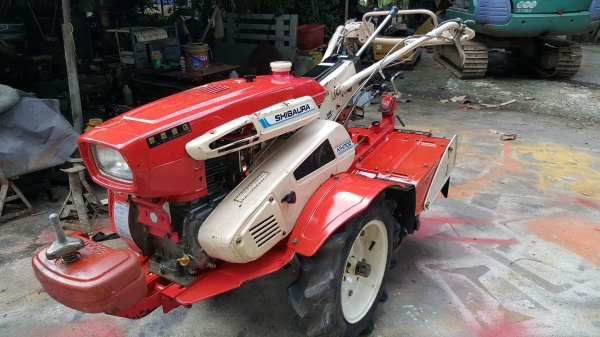 รถพรวนดิน 7 แรง 4 จังหวะ รหัสสินค้า E3 - 14 พร้อมใช้งาน