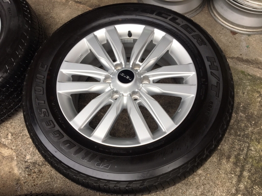 แม็กป้ายแดง ISUZU MU-X ขอบ18 พร้อมยางป้ายแดง Bridgestone 255-60-18
