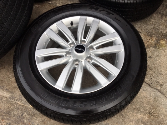 แม็กป้ายแดง ISUZU MU-X ขอบ18 พร้อมยางป้ายแดง Bridgestone 255-60-18