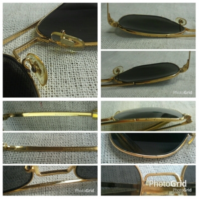 แว่นตาอเมริกันเสืออากาศ ยุค &#039;60s  ตัวเทพบุตร!  หายาก!  Vintage COMMAND/AO handmade in USA  เสือใหญ่!  บิ๊กไซซ์!