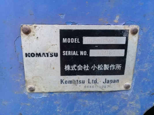 ขายด่วน KOMATSU PC30FR-1 สภาพสวยพร้อมใช้งาน เครื่องปค้มดีเยี่ยม รถใช้งานประจำ สนใจสอบถาม 093-0764943  088-3223272 Kตั้ม