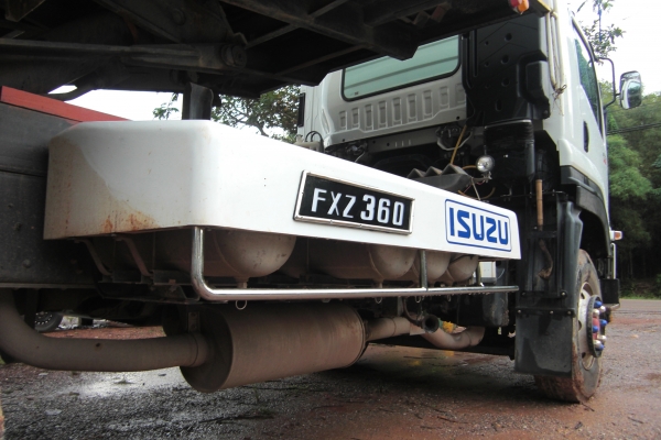 ฝาครอบป้องกันถังลม และระบบเบรค