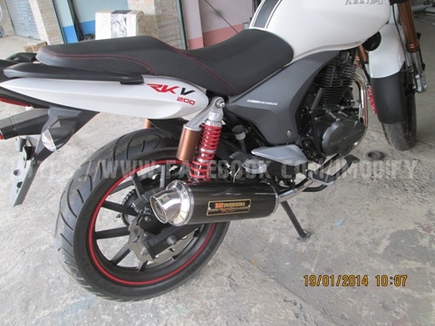 ท่อkeeway rkv 200 แต่ง (ปิดการขาย ขายแล้วจ๊ะ)