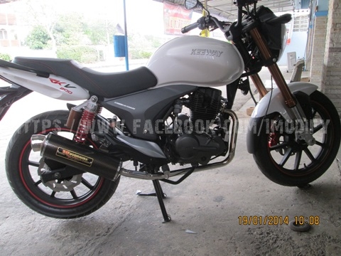 ท่อkeeway rkv 200 แต่ง (ปิดการขาย ขายแล้วจ๊ะ)