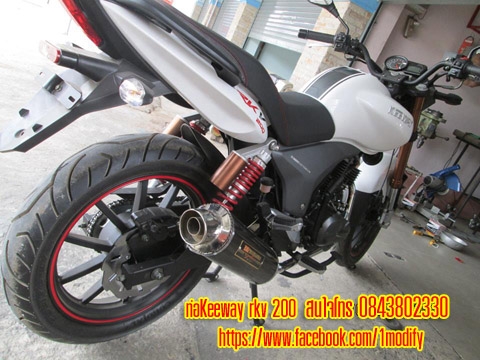 ท่อkeeway rkv 200 แต่ง (ปิดการขาย ขายแล้วจ๊ะ)