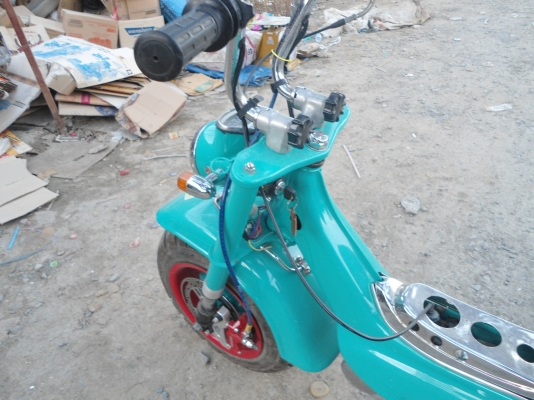 ชาลี honda chaly ล้อโต แต่งเต็ม ทำจบแล้ว