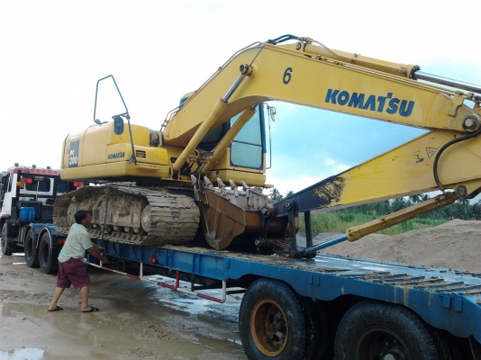 ขายรถแบคโฮ รุ่น KOMATSU PC200-7  เอกสารใบแจ้งจำหน่าย