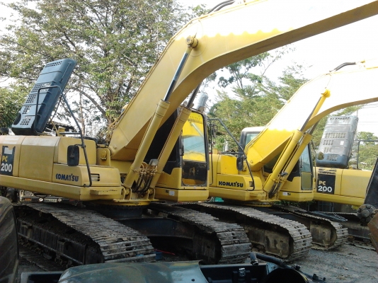 ขายรถแบคโฮ รุ่น KOMATSU PC200-7  เอกสารใบแจ้งจำหน่าย