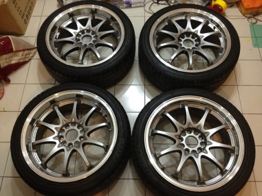 ขายแม็กซ์มือ2 ขอบ 18 CE28N 5 รู 114 หน้าตืน-หลังลืก+ยางปี 11 ราคา 19900 บ.