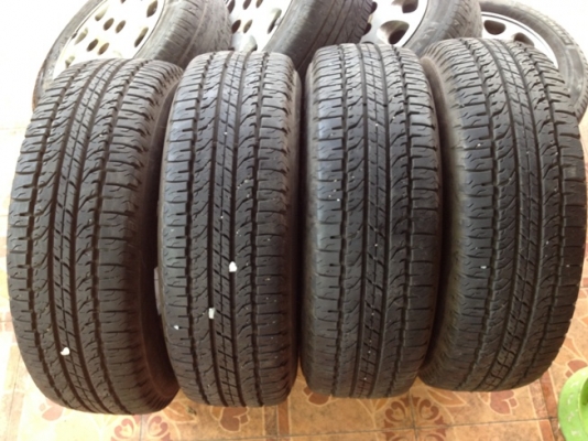 ยางขอบ15 ปีปลาย 11 BF Goodrich205 70 15 4เส้น ราคา 7,900 บาท ดอกเต็ม