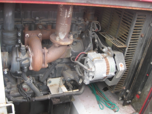 ขายเครื่องปั่นไฟ Denyo DCA 60 ESH สีแดง สภาพนำเข้าจากญี่ปุ่น