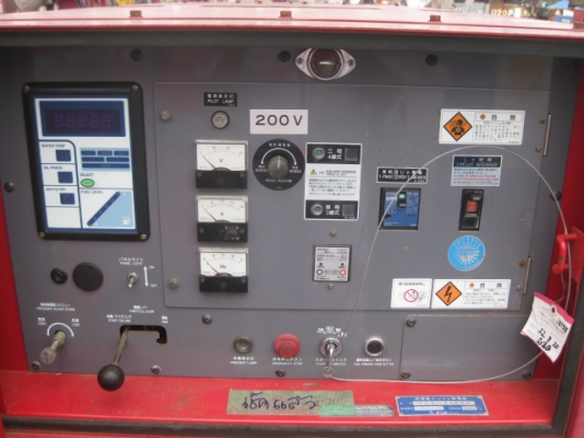 ขายเครื่องปั่นไฟ Denyo DCA 60 ESH สีแดง สภาพนำเข้าจากญี่ปุ่น